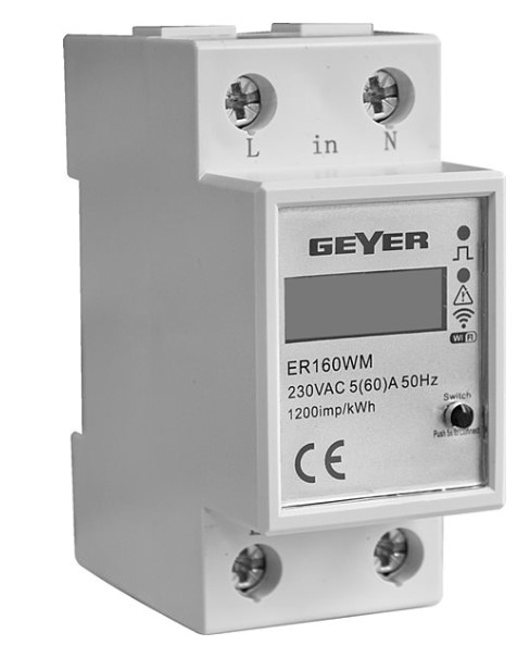 Μετρητής ενέργειας 1/φασικός 60A WiFi