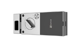 Smart Κλειδαριά Πόρτας WiFi με Κάρτα,Κωδικό πρόσβασης Μαύρο